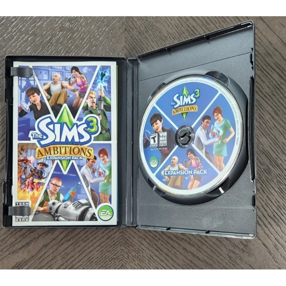 The Sims 3 Ambitions Expansion Pack PC Game Disc